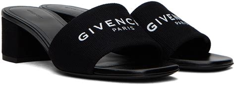 givenchy slide sandals womens|givenchy black 4g heeled sandals.